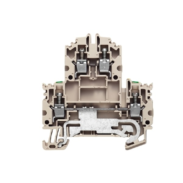 WEIDMÜLLER - Mehrstock-Reihenklemme, Schraubanschl, 4mm², 800V, 32A, dunkelbeige