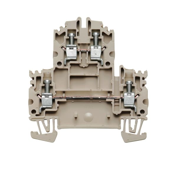 WEIDMÜLLER - Mehrstock-Reihenklemme, Schraubanschl, 4mm², 800V, 32A, dunkelbeige