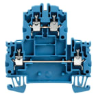 WEIDMÜLLER - Mehrstock-Reihenklemme, Schraubanschl, 4mm², 800V, 32A, blau