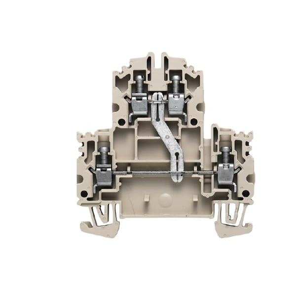 WEIDMÜLLER - Mehrstock-Reihenklemme, Schraubanschl, 4mm², 800V, 32A, dunkelbeige