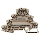 WEIDMÜLLER - Motoranschlussklemme, Zugfederanschluss, 2.5, 400V, 24A, dunkelbeige
