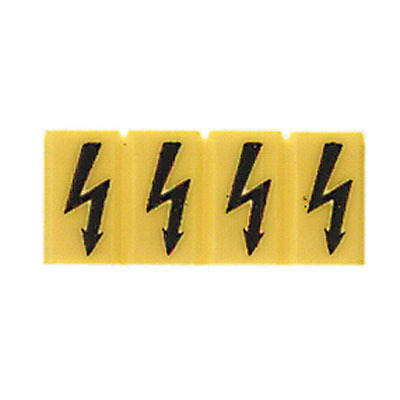 WEIDMÜLLER - Klemmenmarkierung, Raster inmm: 5.10, Aufgedruckte Zeichen: Symbole, gelb