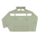 WEIDMÜLLER - Abschlussplatte (Klemmen), 46.7x1.1mm, dunkelbeige