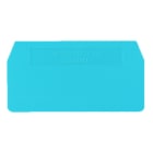 WEIDMÜLLER - Trennwand (Klemmen), Abschluss- und Zwischenplatte, 59.5x30.5mm, blau