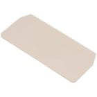 WEIDMÜLLER - Trennwand (Klemmen), Abschluss- und Zwischenplatte, 66x30.5mm, dunkelbeige