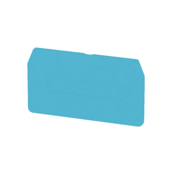 WEIDMÜLLER - Trennwand (Klemmen), Abschluss- und Zwischenplatte, 62x34.8mm, blau