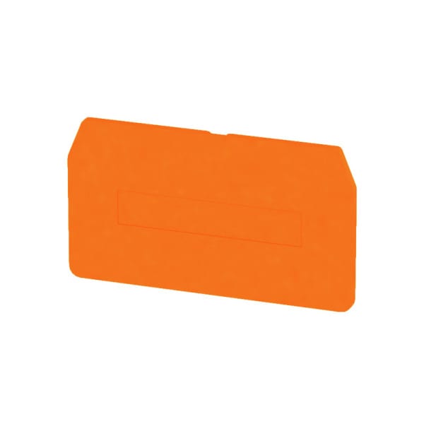 WEIDMÜLLER - Trennwand (Klemmen), Abschluss- und Zwischenplatte, 62x34.8mm, orange