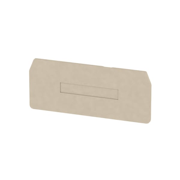 WEIDMÜLLER - Trennwand (Klemmen), Abschluss- und Zwischenplatte, 83.8x34.85mm, dunkelbeige