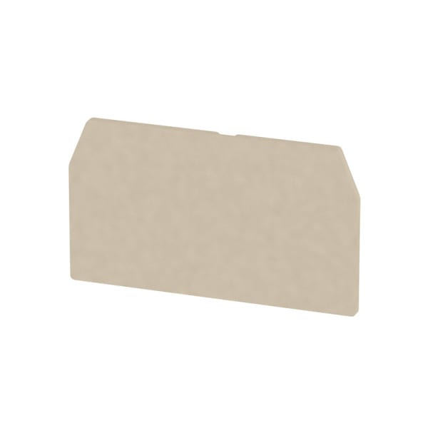 WEIDMÜLLER - Trennwand (Klemmen), Abschluss- und Zwischenplatte, 65x37mm, dunkelbeige