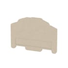 WEIDMÜLLER - Trennwand (Klemmen), Abschluss- und Zwischenplatte, 50.5x36.2mm, dunkelbeige
