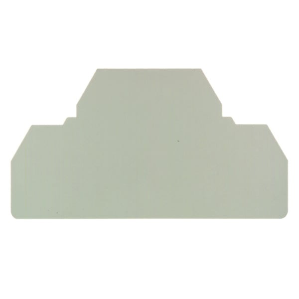 WEIDMÜLLER - Trennwand (Klemmen), Abschluss- und Zwischenplatte, 79x43mm, dunkelbeige
