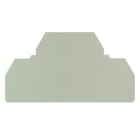WEIDMÜLLER - Trennwand (Klemmen), Abschluss- und Zwischenplatte, 79x43mm, dunkelbeige
