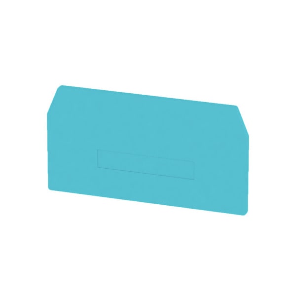 WEIDMÜLLER - Trennwand (Klemmen), Abschluss- und Zwischenplatte, 82.2x43.4mm, blau