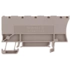 WEIDMÜLLER - Trennwand (Klemmen), Abschluss- und Zwischenplatte, 67.8x38.35mm, dunkelbeige