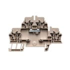 WEIDMÜLLER - Bauelement-Reihenklemme, Zugfederanschluss, 2.5mm², TS35, dunkelbeige