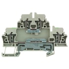 WEIDMÜLLER - Mehrstock-Reihenklemme, Zugfederanschluss, 2.5mm², 500V, 20A, dunkelbeige