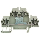 WEIDMÜLLER - Mehrstock-Reihenklemme, Zugfederanschluss, 2.5mm², 500V, 20A, dunkelbeige