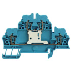 WEIDMÜLLER - Mehrstock-Reihenklemme, Zugfederanschluss, 2.5mm², 500V, 20A, blau