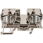 WEIDMÜLLER - Durchgangs-Reihenklemme, Zugfederanschluss, 16mm², 1000V, 76A, dunkelbeige
