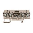 WEIDMÜLLER - Bauelement-Reihenklemme, Zugfederanschluss, 2.5mm², 400V, 1A, dunkelbeige