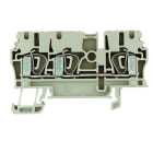 WEIDMÜLLER - Durchgangs-Reihenklemme, Zugfederanschluss, 2.5mm², 800V, 24A, dunkelbeige