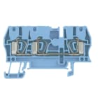 WEIDMÜLLER - Durchgangs-Reihenklemme, Zugfederanschluss, 2.5mm², 800V, 24A, blau