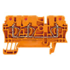 WEIDMÜLLER - Durchgangs-Reihenklemme, Zugfederanschluss, 2.5mm², 800V, 24A, orange
