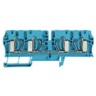 WEIDMÜLLER - Durchgangs-Reihenklemme, Zugfederanschluss, 4mm², 800V, 32A, blau