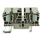 WEIDMÜLLER - Durchgangs-Reihenklemme, Zugfederanschluss, 6mm², 800V, 41A, dunkelbeige