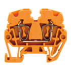 WEIDMÜLLER - Durchgangs-Reihenklemme, Zugfederanschluss, 2.5mm², 500V, 24A, orange