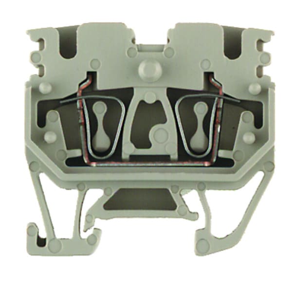 WEIDMÜLLER - Durchgangs-Reihenklemme, Zugfederanschluss, 2.5mm², 800V, 24A, dunkelbeige