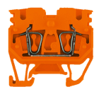 WEIDMÜLLER - Durchgangs-Reihenklemme, Zugfederanschluss, 2.5mm², 800V, 24A, orange