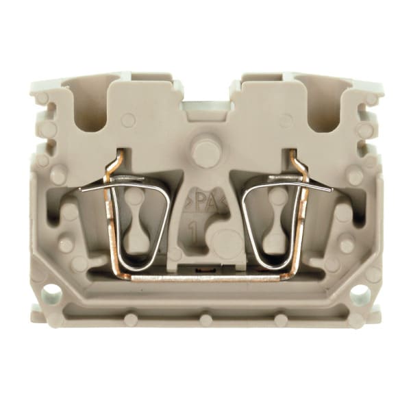 WEIDMÜLLER - Durchgangs-Reihenklemme, Zugfederanschluss, 2.5mm², 800V, 24A, dunkelbeige