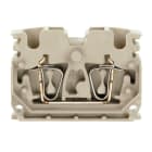WEIDMÜLLER - Durchgangs-Reihenklemme, Zugfederanschluss, 2.5mm², 800V, 24A, dunkelbeige