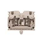 WEIDMÜLLER - Durchgangs-Reihenklemme, Zugfederanschluss, 2.5mm², 800V, 24A, dunkelbeige