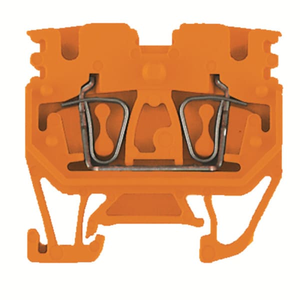 WEIDMÜLLER - Durchgangs-Reihenklemme, Zugfederanschluss, 2.5mm², 800V, 24A, orange
