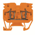 WEIDMÜLLER - Durchgangs-Reihenklemme, Zugfederanschluss, 2.5mm², 800V, 24A, orange