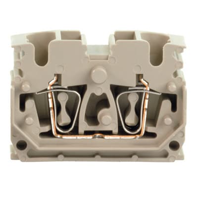 WEIDMÜLLER - Durchgangs-Reihenklemme, Zugfederanschluss, 2.5mm², 800V, 24A, dunkelbeige