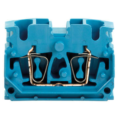 WEIDMÜLLER - Durchgangs-Reihenklemme, Zugfederanschluss, 2.5mm², 800V, 24A, blau