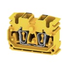 WEIDMÜLLER - Durchgangs-Reihenklemme, Zugfederanschluss, 2.5mm², 800V, 24A, gelb