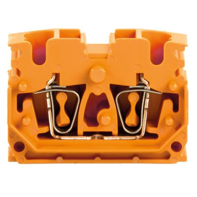 WEIDMÜLLER - Durchgangs-Reihenklemme, Zugfederanschluss, 2.5mm², 800V, 24A, orange