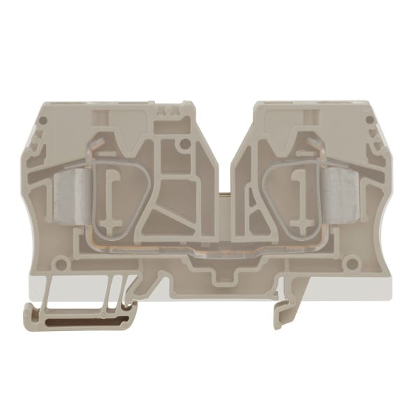 WEIDMÜLLER - Einspeiseklemme, Zugfederanschluss, 16mm², 500V, 76A, TS 35, dunkelbeige