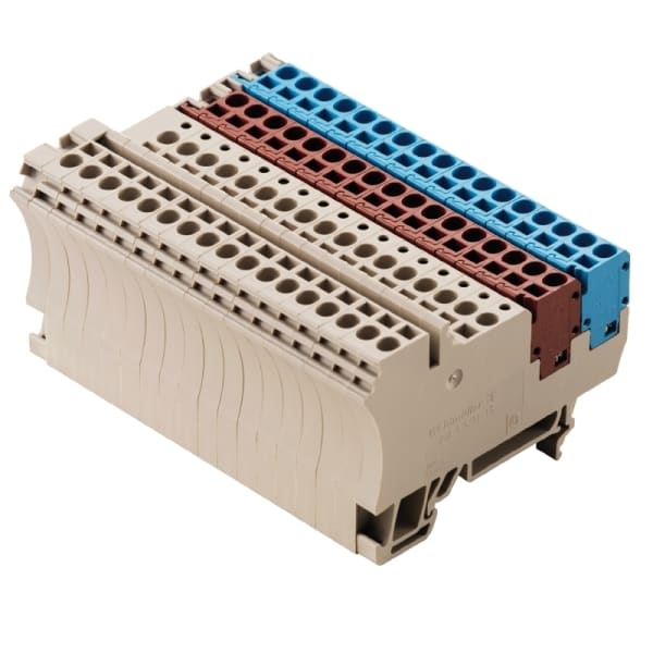 WEIDMÜLLER - Initiator-, Aktor-Reihenklemme, Zugfederanschl, 1.5mm², 250V, 17.5A