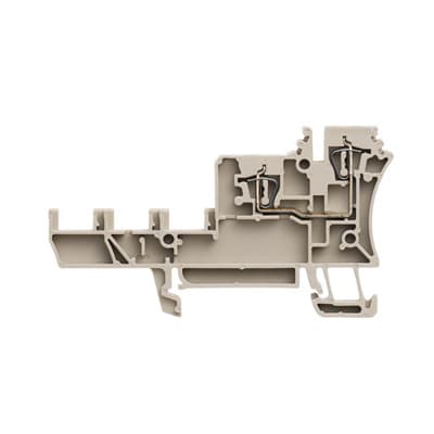 WEIDMÜLLER - Initiator-, Aktor-Reihenklemme, Zugfederanschl, 1.5mm², 250V, 17.5A, dunkelbeige