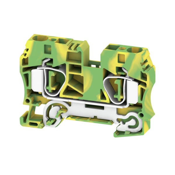 WEIDMÜLLER - Schutzleiter-Reihenklemme, Zugfederanschluss, 10mm², 800V, grün/gelb