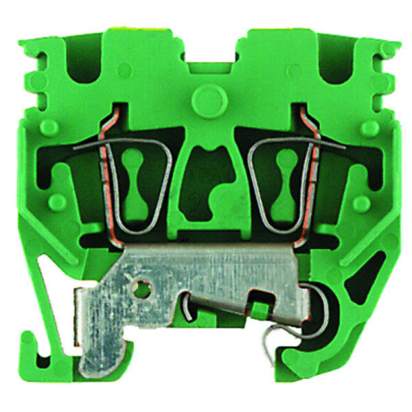 WEIDMÜLLER - Schutzleiter-Reihenklemme, Zugfederanschluss, 2.5mm², 800V, 24A, grün/gelb