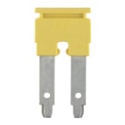 WEIDMÜLLER - Querverbinder, gesteckt, Pole:2, Raster 10mm, Isoliert, 57A, gelb