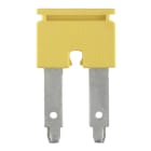 WEIDMÜLLER - Querverbinder, gesteckt, Pole:2, Raster 12mm, Isoliert, 76A, gelb