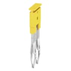 WEIDMÜLLER - Querverbinder, gesteckt, Pole:2, Raster 5.1mm, Isoliert, 24A, gelb