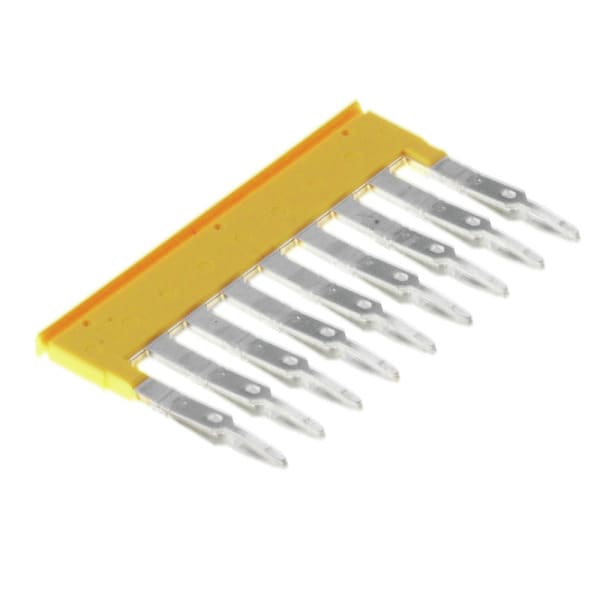 WEIDMÜLLER - Querverbinder, gesteckt, Pole:9, Raster 5.1mm, Isoliert, 24A, gelb